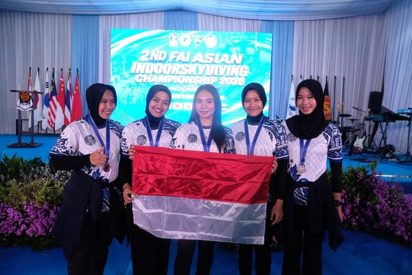 Polri Sukses Gelar Dua Kejuaraan Indoor Skydiving Internasional di Wind Tunnel Brimob