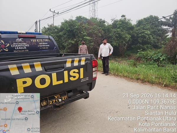 Polresta Pontianak Gencarkan Patroli dan Himbauan Cegah Karhutla
