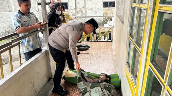 Kapolsek Pontianak Timur Datangi TKP Warga Meninggal Dunia di Surau Rahmatullah