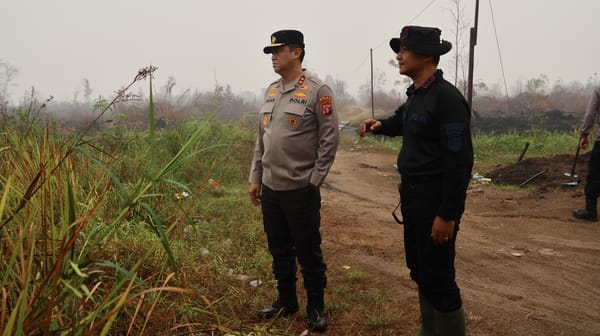 Kapolda Kalteng Siagakan Pos Pam di Lahan Rawan Karhutla, Penegakan Hukum Diperkuat