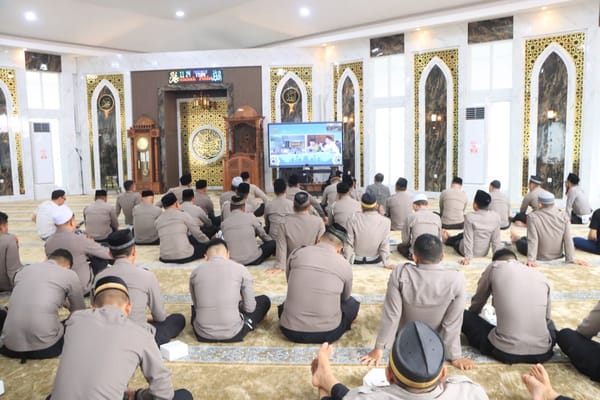 Polresta Pontianak Ikuti Ngaji Kebangsaan Virtual