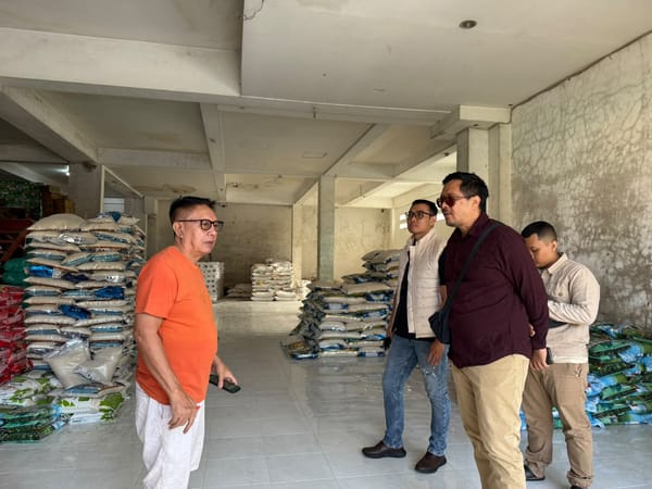Satgas Pengawasan Mutu Polda Bali Lakukan Pengawasan Harga Beras di Pasar Kreneng