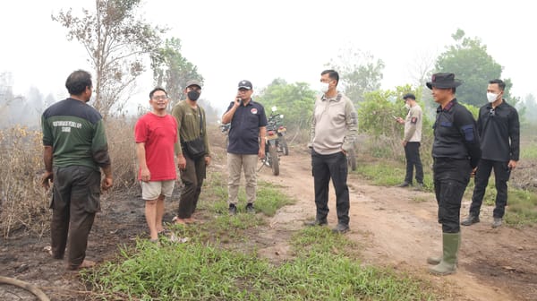 Cegah Karhutla Meluas, Kapolda Kalteng Sisir dan Pantau Pemadaman