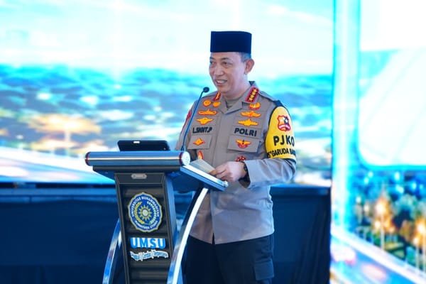 Kapolri: Mahasiswa UMSU Menjadi Kekuatan Strategis Menuju Indonesia Emas 2045