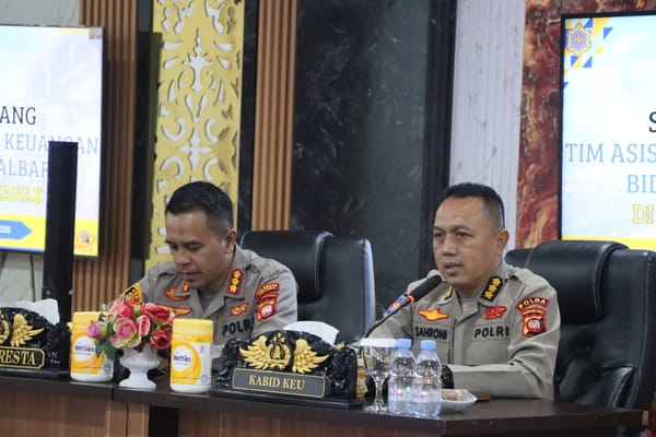 Perkuat Tata Kelola Keuangan, Polresta Pontianak Terima Asistensi Bidkeu Polda Kalbar