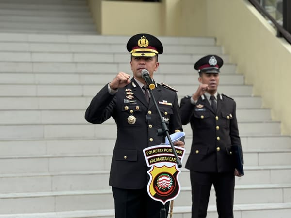 Hari Kesaktian Pancasila, Polresta Pontianak Gelar Upacara dan PTDH Personel