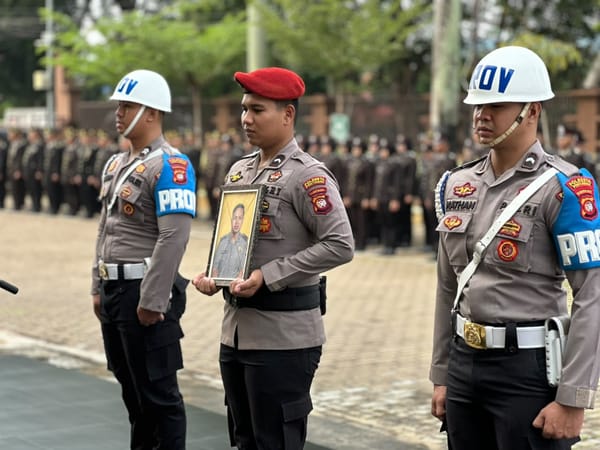 Hari Kesaktian Pancasila, Polresta Pontianak Gelar Upacara dan PTDH Personel