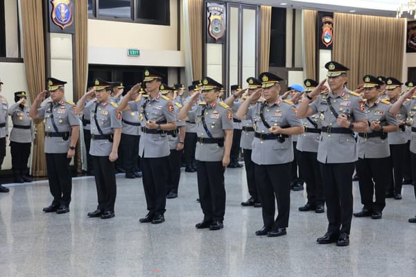 Dinamika Organisasi Polri Berlanjut, Sejumlah PJU Mabes dan Kapolda Jalani Sertijab