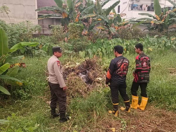 Cegah Karhutla Saat Musim Kemarau, Polse0k Pontianak Selatan Patroli dan Cek Sumber Air