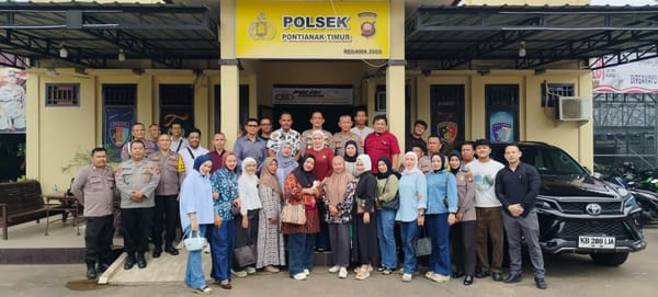 Kapolsek Pontianak Timur Gelar Syukuran Purna Tugas Waka Polsek