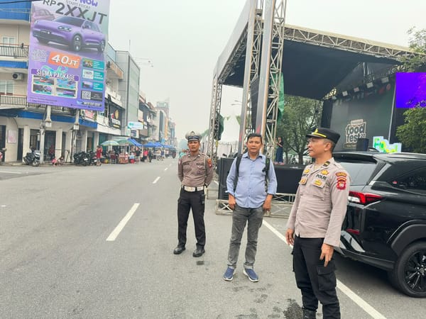 Polri Hadir di Pontianak Food Fest 2026,jaga kenyamanan pengunjung