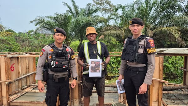 Cegah Karhutla, Sat Samapta Polresta Pontianak Patroli dan Cek Lahan Rawan kebakaran di Jalan Purnama Ujung