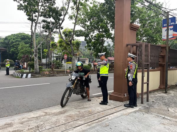 Satlantas Polresta Pontianak Amankan 6 Motor Berknalpot Brong, Cegah Balap Liar, Jaga Keselamatan Pengguna Jalan