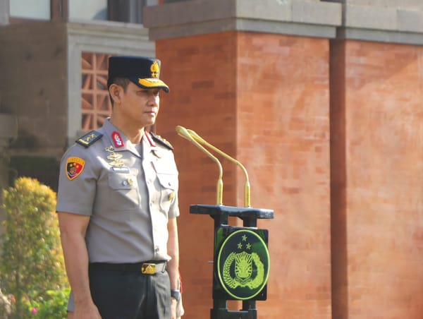 Apel Pagi Terakhir, Irjen. Pol. Daniel Adityajaya Sampaikan Pesan Pengabdian kepada Personel Polda Bali