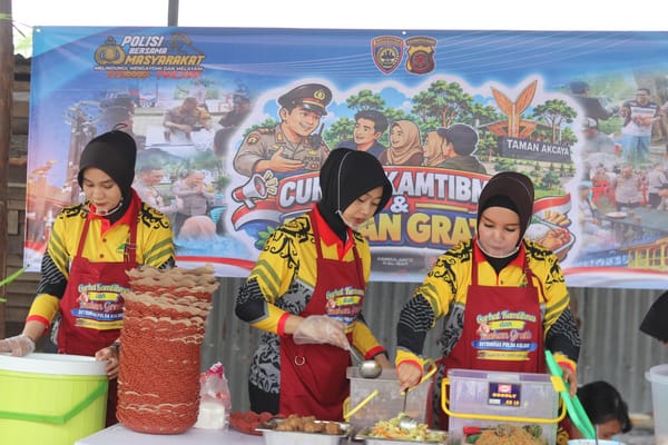 Dengarkan Keluh Kesah Warga Saigon, Polda Kalbar Hadirkan Curhat Kamtibmas dan Pengobatan Gratis