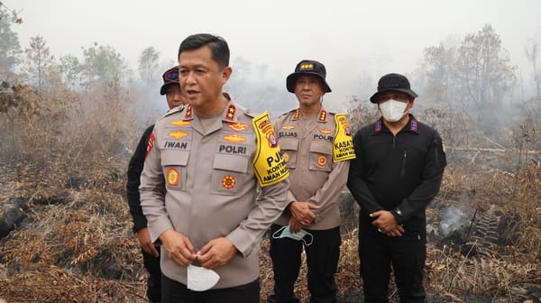 Kapolda Kalteng Tinjau Karhutla di Sabaru, Perkuat Penanganan hingga Tanjung Puting