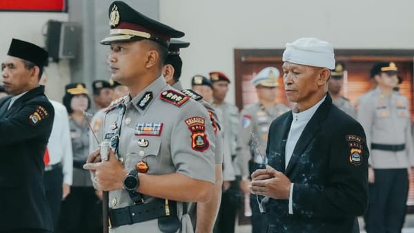 Dua Pejabat Polda Bali Berganti, Kapolda Pimpin Sertijab Kabid Labfor dan Kapolresta Denpasar