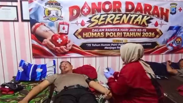 Bid Humas Polda Kalsel Gelar Donor Darah Sambut Hari Jadi Humas Polri ke-75