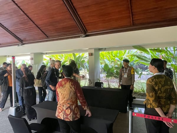 Secdoor Polda Bali Jadi Garda Terdepan Pengamanan ICANN87, Akses Masuk Diperiksa Ketat
