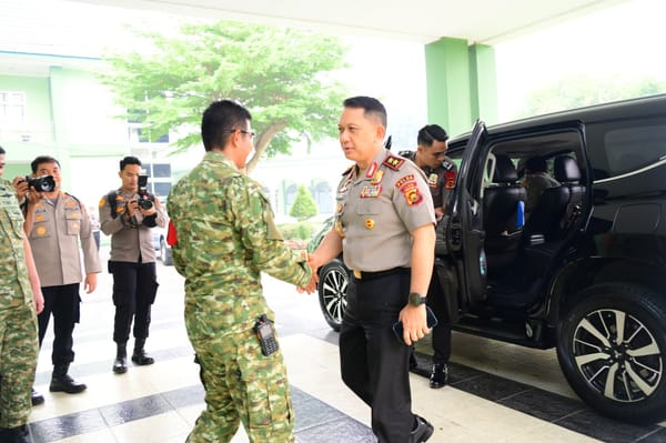 Kapolda Jambi Kunjungi Korem 042/Gapu, Perkuat Sinergitas TNI-Polri