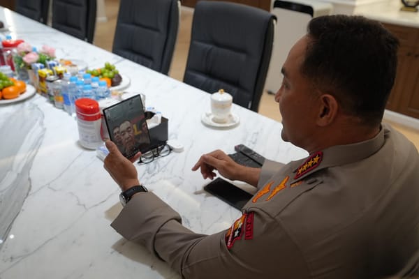 Kapolri Suyudi Beri Dukungan kepada Iptu Agus yang Alami ISPA saat Bertugas Padamkan Karhutla