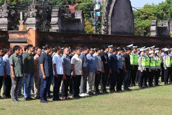 Polda Bali Gelar Apel Kesiapan Pengamanan Kunjungan Kerja Ibu Wakil Presiden RI di Bali