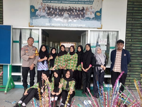 Police Go To School, Bhabinkamtibmas Sampaikan Pesan Kamtibmas Kepada Siswa