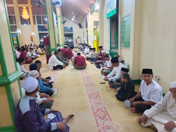 POLSEK PONTIANAK TIMUR HADIRI YASINAN DAN DOA BERSAMA HARI JADI KOTA PONTIANAK KE-255