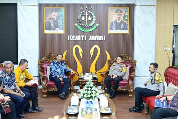 Kapolda Jambi Kunjungi Kejati, Perkuat Sinergitas Penegakan Hukum Antarinstansi
