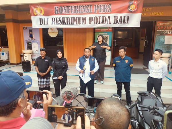 Ungkap Komplotan Curanmor Tim Resmob Polda Bali Amankan 8 Tersangka dari 13 TKP