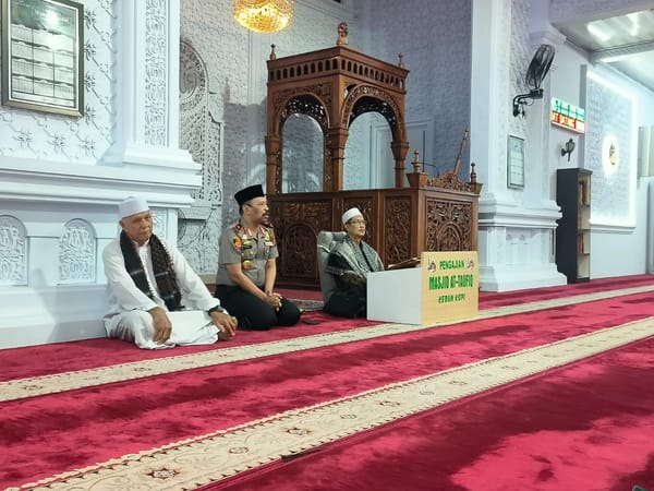 Subuh Keliling di Jambi, Wakapolda Serukan Pentingnya Keamanan dan Perlindungan Generasi Muda