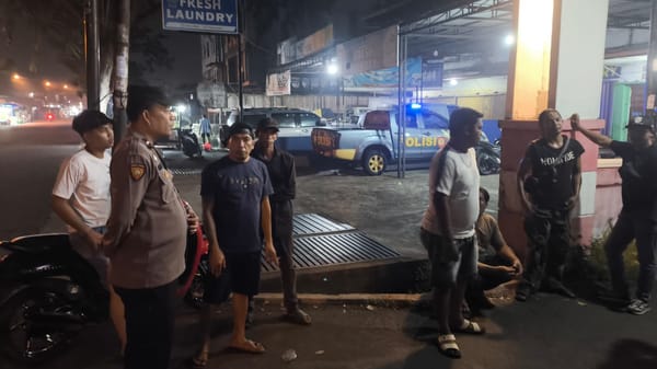 Respons Cepat Laporan Warga, Patroli Enggang Polsek Pontianak Kota Cek Keributan di Jalan Dr. Wahidin