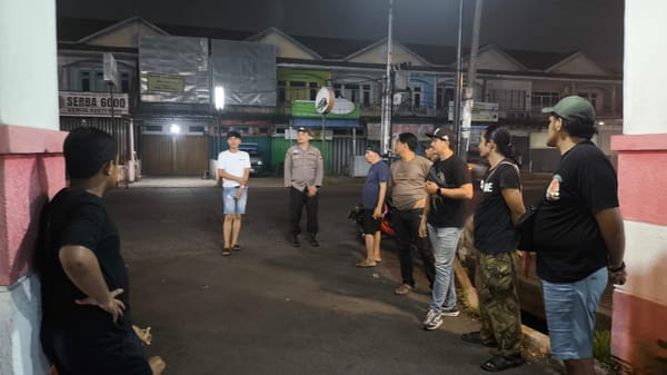 Respons Cepat Laporan Warga, Patroli Enggang Polsek Pontianak Kota Cek Keributan di Jalan Dr. Wahidin