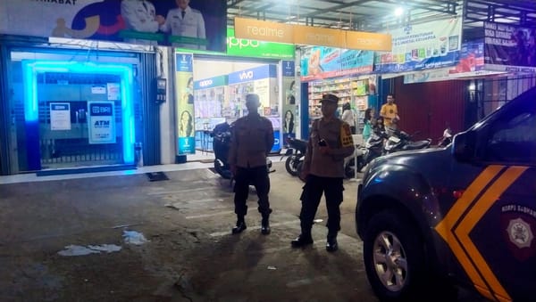 PASTIKAN MALAM MINGGU AMAN, POLSEK PONTIANAK TIMUR INTENSIFKAN PATROLI DAN ANTISIPASI BALAP LIAR