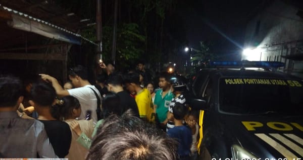 Respon Aduan Masyarakat Patroli Enggang Polsek Pontianak Utara Bubarkan Remaja Hendak Tawuran