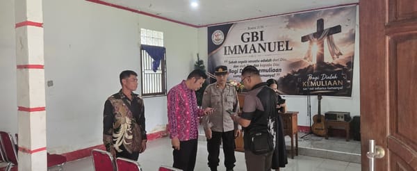 MINGGU KASIH, POLSEK PONTIANAK TIMUR HADIR DI TENGAH MASYARAKAT