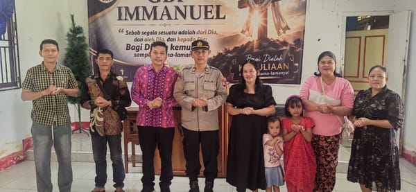 MINGGU KASIH, POLSEK PONTIANAK TIMUR HADIR DI TENGAH MASYARAKAT