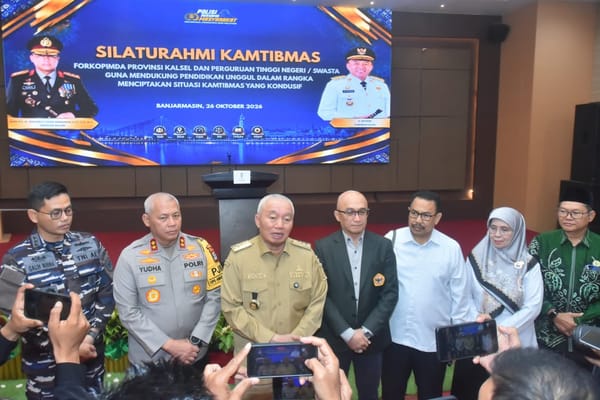 Center  Polda Kalsel, Pemprov, dan Perguruan Tinggi Bentuk Forum Rektor serta Crisis Center untuk Hadapi Karhutla