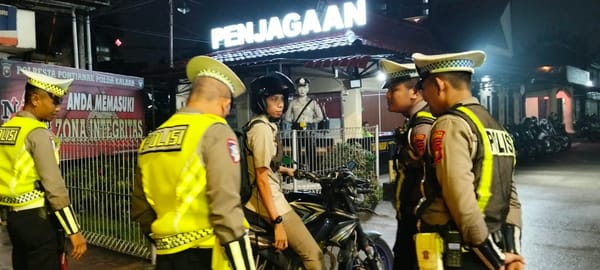 Cegah Balap Liar dan Knalpot Brong, Satlantas Polresta Pontianak Tilang 6 Pelanggar