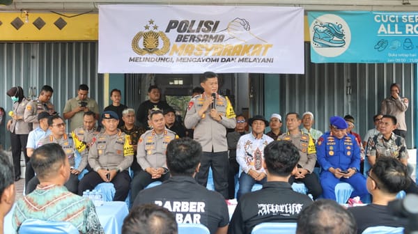 Wujud Polri Bersama Masyarakat, Kapolda Kalteng Gelar Polisi Peduli Pengangguran di Pangkalan Bun