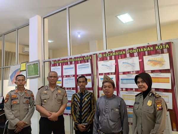 Polisi Peduli Pengangguran, Kapolsek Pontianak Kota Gandeng Pihak Kecamatan