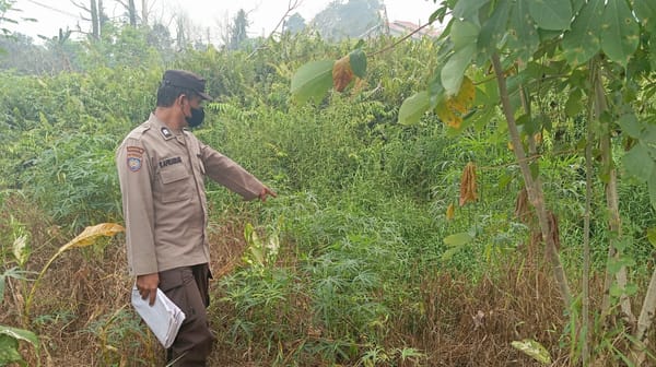 Cegah Karhutla, Sat Binmas Polresta Pontianak Sambangi Warga di Jalan Sepakat 2