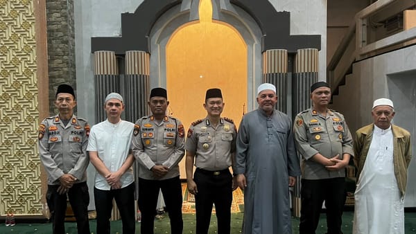 Suling di Masjid Al Hikmah, Wakapolresta Pontianak Ajak Jamaah Peduli Kamtibmas