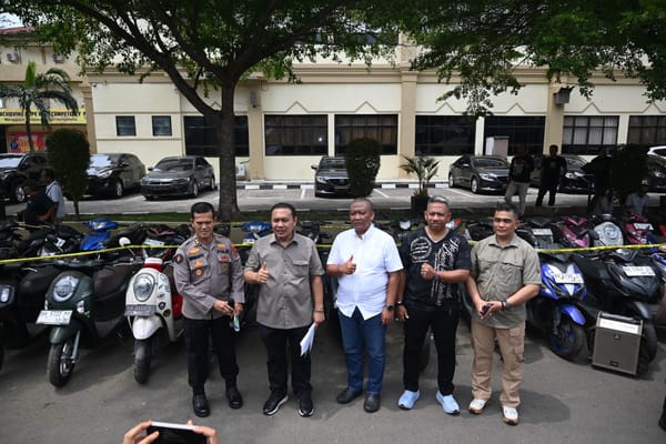 KRYD Polda Jambi Ungkap 41 Kasus Curanmor, 41 Unit Kendaraan Berhasil Diamankan dan 11 Tersangka Ditangkap