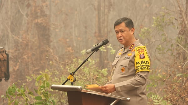 Green Policing Program Prioritas Kapolri yang Dicanangkan di Polda Kalteng, Fokus Reboisasi Lahan Bekas Terbakar